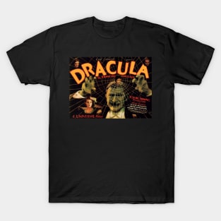 Classic Horror Movie Lobby Card - Dracula T-Shirt